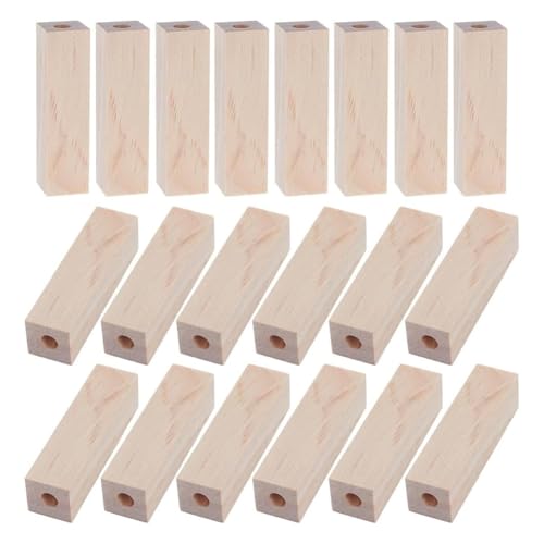 Suoumwa 20 Prozent Kurzstiftblanks mit 7 mm Vorgebohrten Löchern Rechteckholz für Drehpolfen-Rohlinge Suoumwa 20 Prozent Kurzstiftblanks mit 7 mm Vorgebohrten Löchern Rechteckholz für Drehpolfen-Rohlinge von Suoumwa