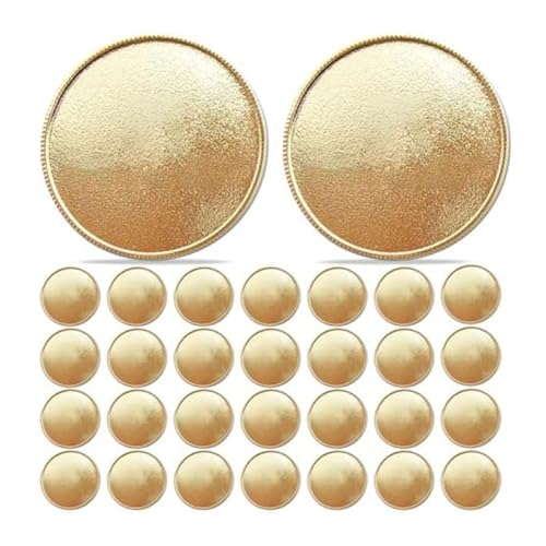 Suoumwa 30 Stück Challenge-Münzenrohlinge, 40 Mm, Münzrohlinge zum Selbermachen, Gravieren und Schmuckmachen, Lasergravierbare Münze Gold Suoumwa 30 Stück Challenge-Münzenrohlinge, 40 Mm, Münzrohlinge zum Selbermachen, Gravieren und Schmuckmachen, Lasergravierbare Münze Gold von Suoumwa