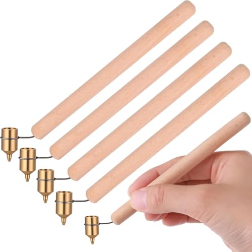 Suoumwa 4 Stück 0,3 mm Heißwachsmalstifte mit Holzgriff, Malstifte, Osterei-Dekorationsset, Kerzenmalzubehör Suoumwa 4 Stück 0,3 mm Heißwachsmalstifte mit Holzgriff, Malstifte, Osterei-Dekorationsset, Kerzenmalzubehör von Suoumwa