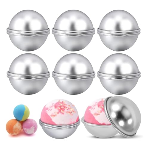 Suoumwa Badebomben-Formen, 2,1 Badebomben-Form Aus Metall, Badebomben-Presse für Heimwerkerbedarf, zum Basteln Suoumwa Badebomben-Formen, 2,1 Badebomben-Form Aus Metall, Badebomben-Presse für Heimwerkerbedarf, zum Basteln von Suoumwa