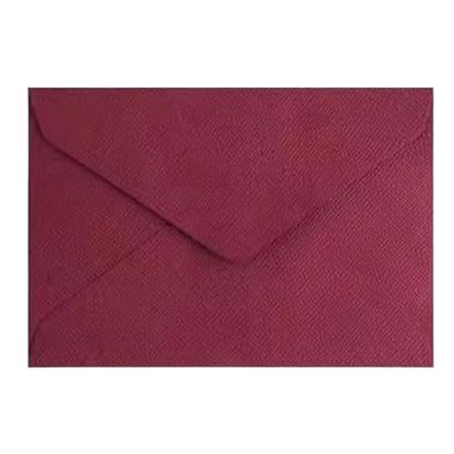Suoumwa Business Postcard Storage Bag 50pcs 20.1x15.1cm Umschläge für Hochzeitseinladungen Hochwertigste Textur Stationery Supplies Rot von Suoumwa