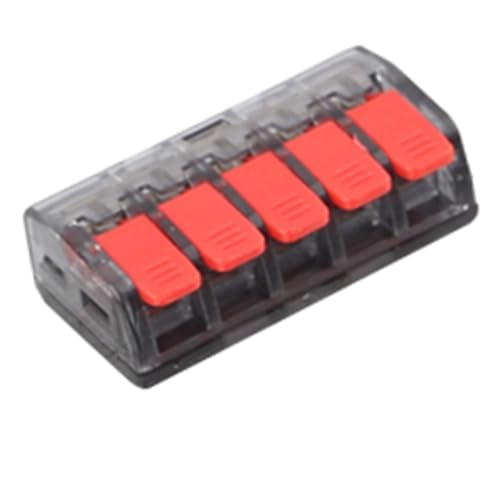 Suoumwa CMK63-Hebeldraht Schnellanschlüsse Klemme Elektrisches Kabel Home-Sortiment-Klemmen Block 0,08-4 mm 32a 1 in 4 Out Suoumwa CMK63-Hebeldraht Schnellanschlüsse Klemme Elektrisches Kabel Home-Sortiment-Klemmen Block 0,08-4 mm 32a 1 in 4 Out von Suoumwa