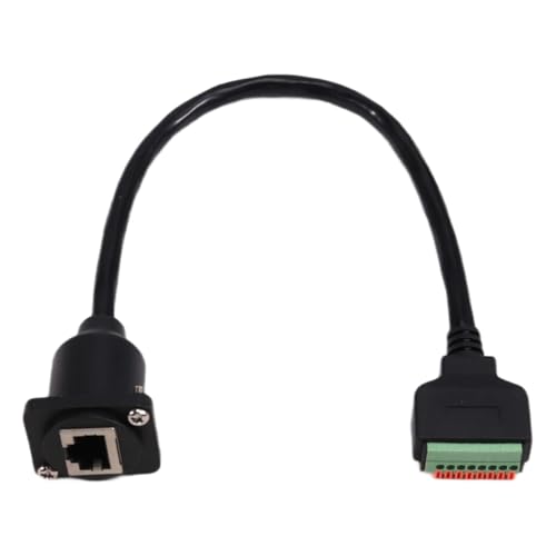 Suoumwa D Typ RJ45 8p8c Weibliche Panel -Mount An Lötloses Klemme Blockkabel RJ45 Ethernet zum Federanschlusskabel Suoumwa D Typ RJ45 8p8c Weibliche Panel -Mount An Lötloses Klemme Blockkabel RJ45 Ethernet zum Federanschlusskabel von Suoumwa
