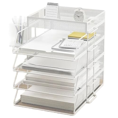 Suoumwa Desktop A4 Dokument Organizer Office-Datei Box Stapelbares Laminatpapier-Aufbewahrungsfach Allzweckbad für zu Hause Suoumwa Desktop A4 Dokument Organizer Office-Datei Box Stapelbares Laminatpapier-Aufbewahrungsfach Allzweckbad für zu Hause von Suoumwa