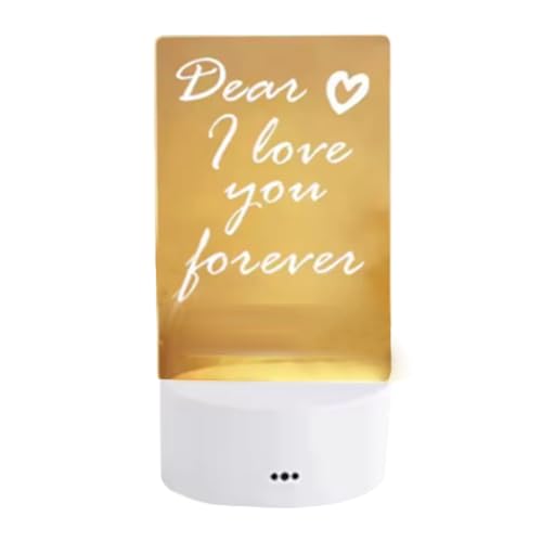 Suoumwa Diy Zeichenbrett LED Acryl Nachrichtenbrett mit Stift, Löschbares Kinderzeichenbrief Nachrichtenbrett Lampe Suoumwa Diy Zeichenbrett LED Acryl Nachrichtenbrett mit Stift, Löschbares Kinderzeichenbrief Nachrichtenbrett Lampe von Suoumwa