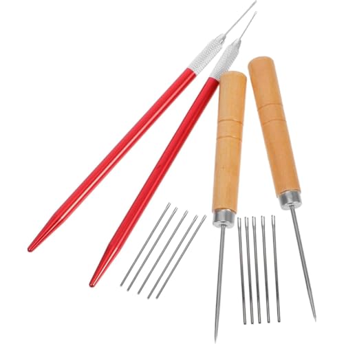 Suoumwa Holzgriff Awl und Nadel Kit-Wesentential Puppenhaar-Wiederherstellungstools für Puppe Zur Restaurierung und Styling Suoumwa Holzgriff Awl und Nadel Kit-Wesentential Puppenhaar-Wiederherstellungstools für Puppe Zur Restaurierung und Styling von Suoumwa