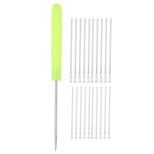 Suoumwa Puppenhaarnachziehstricknadeln Puppenhaarnachziehen Puppenhaarnachziehnadeln Gelb von Suoumwa