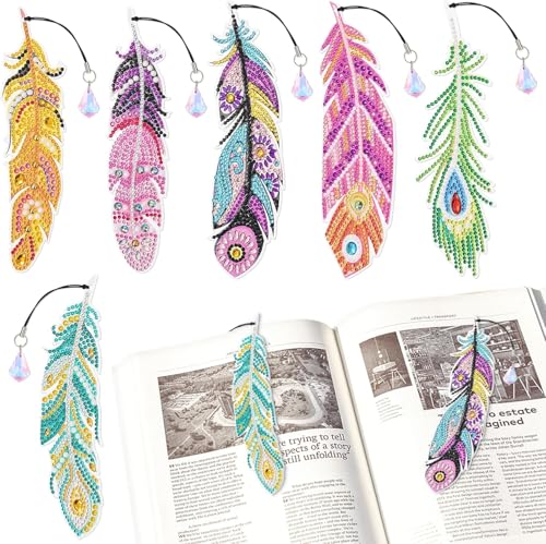 Bastelset Mädchen 6 7 8 9 10 11 12 Jahre - Diamond Painting Lesezeichen Geburtstagsgeschenke für Kinder Erwachsene - Kreatives DIY Mosaiksets Art Ostergeschenke Geburtstag Spielzeug ab 6-12 von Supchamp