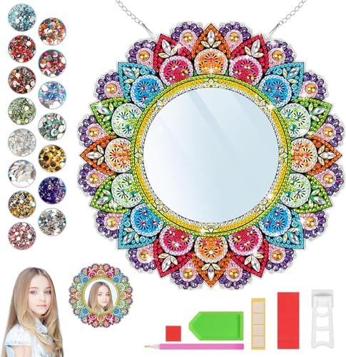 Supchamp Bastelset Mädchen 6 7 8 9 10 11 12 Jahre - Basteln Diamond Painting Spiegel Geburtstagsgeschenke für Kinder Erwachsene Kreatives DIY Mosaiksets Art Mandala Kosmetikspiegel ab 6-12 Supchamp Bastelset Mädchen 6 7 8 9 10 11 12 Jahre - Basteln Diamond Painting Spiegel Geburtstagsgeschenke für Kinder Erwachsene Kreatives DIY Mosaiksets Art Mandala Kosmetikspiegel ab 6-12 von Supchamp
