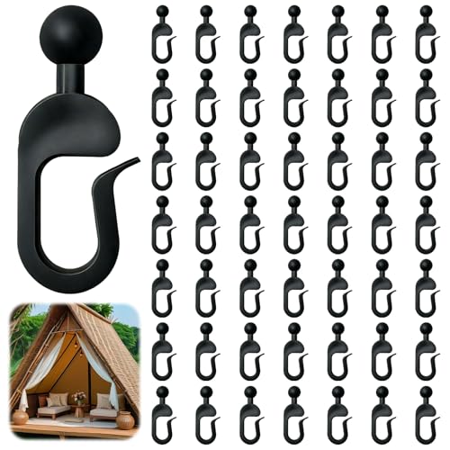 Supecesorio Gardinenhaken für Schienen, 50 pcs Vorhang Haken, gardinenhaken für Ringe, Pavillon für Vorhänge und Seitenschirme, Gartenpavillons, Ganci in Plastica per Tende Supecesorio Gardinenhaken für Schienen, 50 pcs Vorhang Haken, gardinenhaken für Ringe, Pavillon für Vorhänge und Seitenschirme, Gartenpavillons, Ganci in Plastica per Tende von Supecesorio