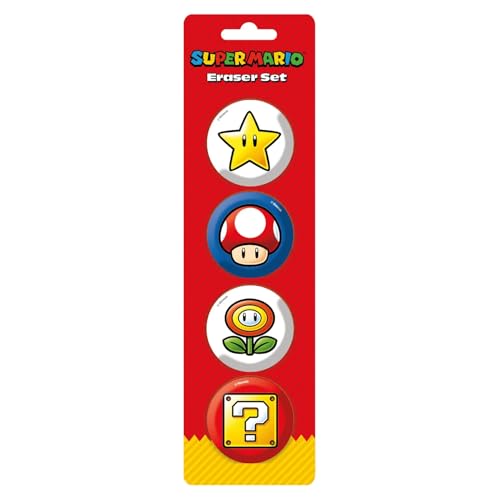 Pyramid Super Mario Radiergummi-Set Pyramid Super Mario Radiergummi-Set von Super Mario