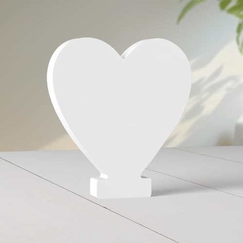 Super Ubelle 20,3 cm weiße Holzbuchstaben für Wanddekoration, dekorative stehende Buchstaben, weiße Blockbuchstaben für Wanddekoration für Bastelarbeiten, Heim-Party-Projekte (Liebe) von Super Ubelle