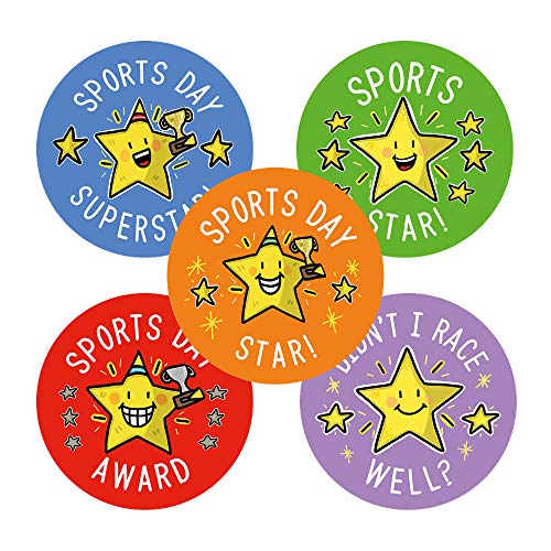 SuperStickers Sporttag Teilnahme Variety Sticker Pack (250 Aufkleber) von SuperStickers