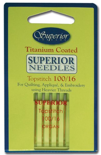 Superior Fäden 13210016 5 zählen absteppen garantiert Maschine Nadel, 100/40,6 cm Superior Fäden 13210016 5 zählen absteppen garantiert Maschine Nadel, 100/40,6 cm von Superior Threads