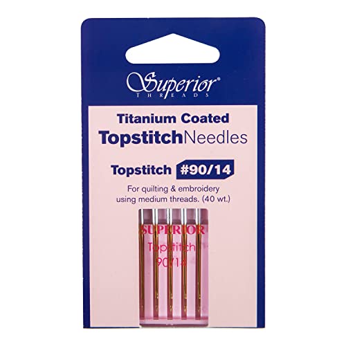 Superior Threads 90/14 Superior Topstitch Nadeln, 132-90/14 Pink von Superior Threads