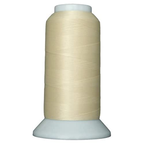 Superior Threads Bottom Line 2-lagiges, 60-lagiges Polyester-Stickgarn, Quilten, Nähgarn, 204 m lang (#620 cremefarben) von Superior Threads