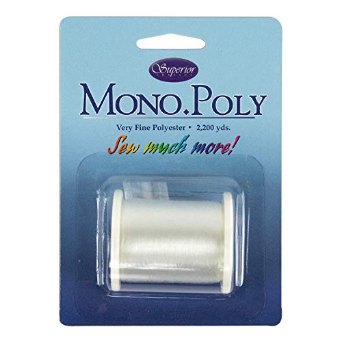 Superior Threads Monopoly Unsichtbarer Polyesterfaden, 0, transparent von Superior Threads