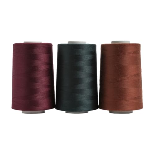 Superior Threads Omni Polyester-Nähgarn, Quiltgarn, 6000 m, Kegel, 3er-Pack (Redwood Forest) von Superior Threads