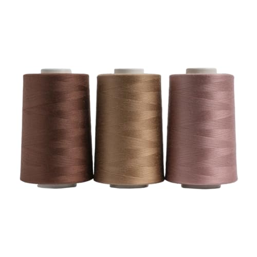 Superior Threads Omni Polyester-Nähgarn, Quiltgarn, 6000 m, Kegel, 3er-Pack (Sandy Sunsets) von Superior Threads