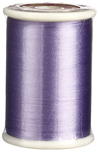 Superior Threads Tire Silk #50 Nähgarn, 3-lagig, 50 Gewicht, Hochglanz, Seide, Stickerei, Quilten, Nähgarn, 90 m Spule (#005 Amethyst) von Superior Threads