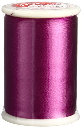 Superior Threads Tire Silk #50 Nähgarn, 3-lagig, 50 Gewicht, Hochglanz, Seide, Stickerei, Quilten, Nähgarn, 90 m Spule (#143 Fuchsia) von Superior Threads