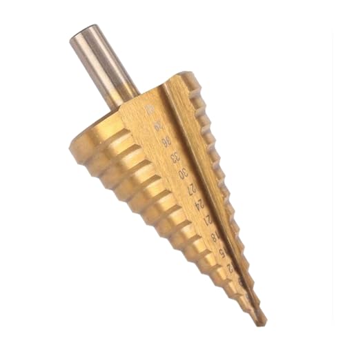 1 Stück HSS-Stufenkegelbohrer – 4–42 mm, 14 Größen, Rundschaft, Lochschneider, Werkzeug aus Schnellarbeitsstahl 1 Stück HSS-Stufenkegelbohrer – 4–42 mm, 14 Größen, Rundschaft, Lochschneider, Werkzeug aus Schnellarbeitsstahl von Supkancl