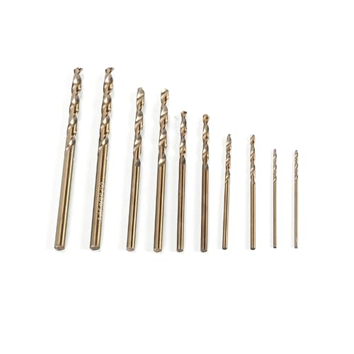 10 Stück 1,5 mm 2 mm 2,5 mm 3 mm HSS-Bohrer-Set M35 Kobalt-Schnellarbeitsstahl-Spiralbohrer-Bit-Holz-Metall-Bohrwerkzeuge 10 Stück 1,5 mm 2 mm 2,5 mm 3 mm HSS-Bohrer-Set M35 Kobalt-Schnellarbeitsstahl-Spiralbohrer-Bit-Holz-Metall-Bohrwerkzeuge von Supkancl
