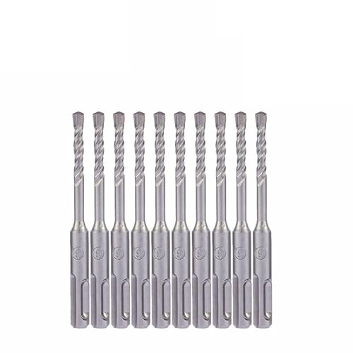 10 stücke 4 5 5,5 6 6,5mm Elektrohammer SDS Plus Bohrer Set 110mm Betonwand Ziegel Block Mauerwerk Lochsäge Bohren 014(4x110mm 10pcs) von Supkancl