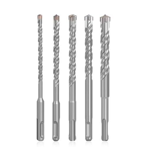 5-teiliges Elektrohammer-SDS-Plus-Bohrer-Set, Kreuzspitzen, 4 Schneider, 160 mm, for Betonmauer, Ziegelstein, Mauerwerk, Bohrer, 6 mm 5-teiliges Elektrohammer-SDS-Plus-Bohrer-Set, Kreuzspitzen, 4 Schneider, 160 mm, for Betonmauer, Ziegelstein, Mauerwerk, Bohrer, 6 mm von Supkancl