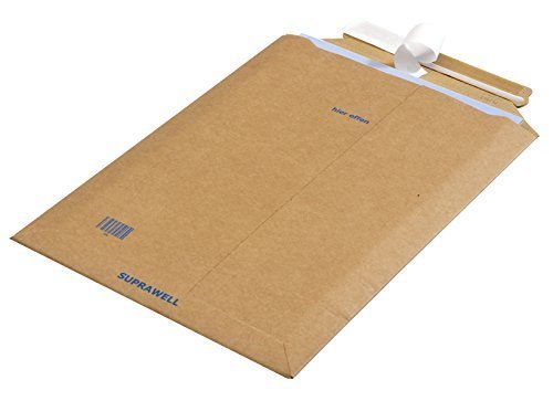 50 St Suprawell SW70 DIN A3 Versandtaschen 330x490 mm bis 25 mm Füllhöhe aus feiner Wellpappe 50 St Suprawell SW70 DIN A3 Versandtaschen 330x490 mm bis 25 mm Füllhöhe aus feiner Wellpappe von Suprawell