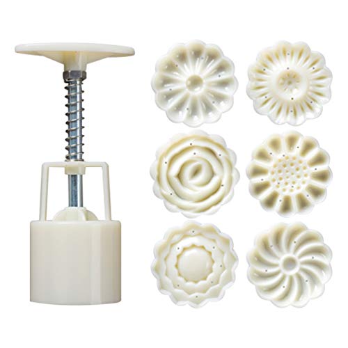 1 Set 50 g Mondkuchen 3D Handdruck Form DIY Backwerkzeuge mit 6pcs Mode Muster für Küche Keks Muffin Fondant Cupcake Dessert 1 Set 50 g Mondkuchen 3D Handdruck Form DIY Backwerkzeuge mit 6pcs Mode Muster für Küche Keks Muffin Fondant Cupcake Dessert von Supvox