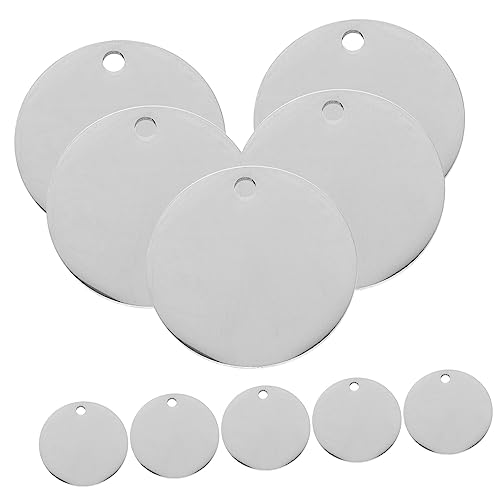 SUPVOX 10 Stück Edelstahl Erkennungsmarken Gravurrohlinge Schlüsselanhänger Hundemarken Rohlinge Stempelmarken Etiketten Welpen Rohlinge Metallstempel Rohlinge Gravur Etiketten SUPVOX 10 Stück Edelstahl Erkennungsmarken Gravurrohlinge Schlüsselanhänger Hundemarken Rohlinge Stempelmarken Etiketten Welpen Rohlinge Metallstempel Rohlinge Gravur Etiketten von Supvox
