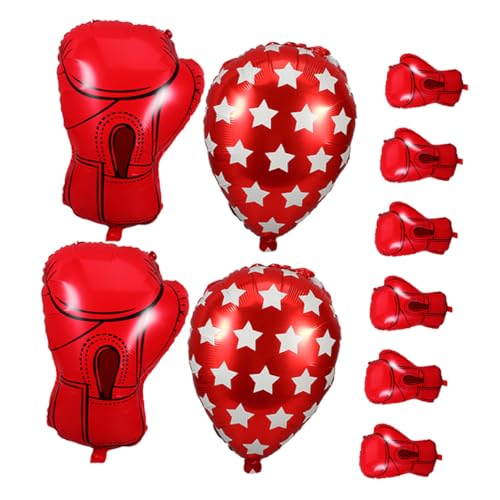SUPVOX 10 Stück Teiliges Boxing Party mit Roten Glänzenden Boxhandschuh-folienballons und Sandsack Einfach Aufzublasen Sportliche Geburtstagsdekoration für Boxfans und Wrestling-events SUPVOX 10 Stück Teiliges Boxing Party mit Roten Glänzenden Boxhandschuh-folienballons und Sandsack Einfach Aufzublasen Sportliche Geburtstagsdekoration für Boxfans und Wrestling-events von Supvox