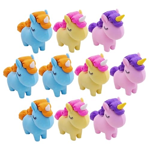 SUPVOX 10 Stück Teiliges Einhorn Radiergummi Niedliche Tier Radiergummis für Abnehmbare als Schulanfang Give Aways und Belohnungen Praktische Schulbedarfsspielzeuge Zufällige Farbe SUPVOX 10 Stück Teiliges Einhorn Radiergummi Niedliche Tier Radiergummis für Abnehmbare als Schulanfang Give Aways und Belohnungen Praktische Schulbedarfsspielzeuge Zufällige Farbe von Supvox