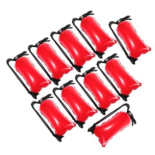 SUPVOX 10 Stück Teiliges Feuerlöscher Luftballons aus Aluminiumfolie Aufblasbare Feuerwehr Partydeko Feuerwehrmann Motto für Geburtstag und Themenfeier Auffälliges Design Langlebig und SUPVOX 10 Stück Teiliges Feuerlöscher Luftballons aus Aluminiumfolie Aufblasbare Feuerwehr Partydeko Feuerwehrmann Motto für Geburtstag und Themenfeier Auffälliges Design Langlebig und von Supvox