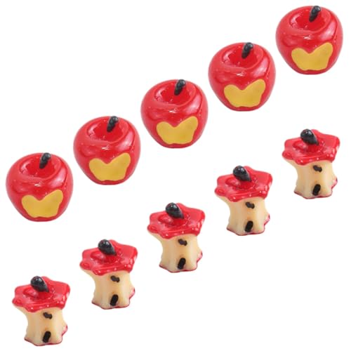 SUPVOX 10 Stück Teiliges Miniatur Apfel Resin Zubehör Realistische Kleine Apfel Charms für DIY Handwerk Kreative Bastelmaterialien für Handyhüllen Fotorahmen und Dekoration SUPVOX 10 Stück Teiliges Miniatur Apfel Resin Zubehör Realistische Kleine Apfel Charms für DIY Handwerk Kreative Bastelmaterialien für Handyhüllen Fotorahmen und Dekoration von Supvox