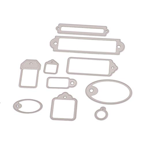 SUPVOX 10 x Etikett Stanzformen Weihnachten Stanzschablone Schablonen Metall Prägeschablonen Album Scrapbooking DIY Handwerk Weihnachtsdeko SUPVOX 10 x Etikett Stanzformen Weihnachten Stanzschablone Schablonen Metall Prägeschablonen Album Scrapbooking DIY Handwerk Weihnachtsdeko von Supvox