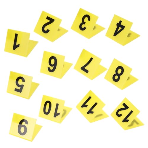 SUPVOX 12 Stück Förmige Nummernmarker aus für Detektivspiele Tischdekoration für Halloween und Mottopartys für Verbesserte Spielorganisation und Rollenspiele SUPVOX 12 Stück Förmige Nummernmarker aus für Detektivspiele Tischdekoration für Halloween und Mottopartys für Verbesserte Spielorganisation und Rollenspiele von Supvox
