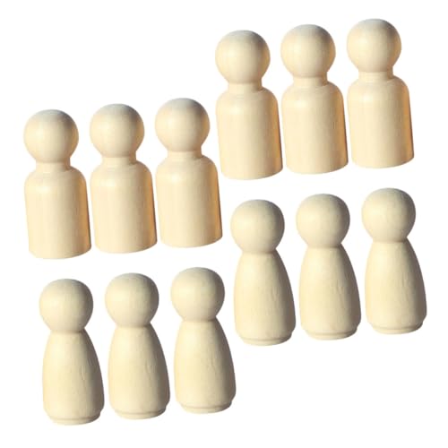 SUPVOX 12 Stück Teiliges DIY Holzfiguren Miniatur Puppenhaus Dekoration Bemalbare Holzpuppen für Sandtisch Handwerkskunst Leicht und Kompakt Bastelzubehör für Heimdeko SUPVOX 12 Stück Teiliges DIY Holzfiguren Miniatur Puppenhaus Dekoration Bemalbare Holzpuppen für Sandtisch Handwerkskunst Leicht und Kompakt Bastelzubehör für Heimdeko von Supvox