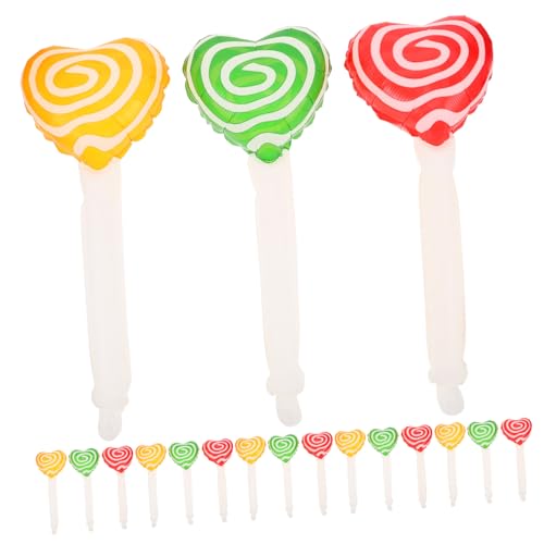 SUPVOX 18 Stück Teiliges Aufblasbare Herz-luftballons Transparente Candy-motiv Partydeko Leichte und Portable Fotorequisiten für Geburtstage Feiertage und Festliche Events SUPVOX 18 Stück Teiliges Aufblasbare Herz-luftballons Transparente Candy-motiv Partydeko Leichte und Portable Fotorequisiten für Geburtstage Feiertage und Festliche Events von Supvox