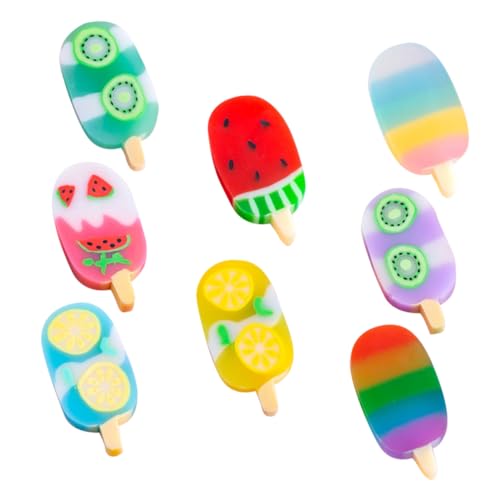 SUPVOX 2 Boxen Mini Radiergummis Eiscreme Motiv Bunte Lustige Radiergummis für Sichere Dekorative Schreibwaren als Mitgebsel und Geschenk für Schule und Party von Supvox