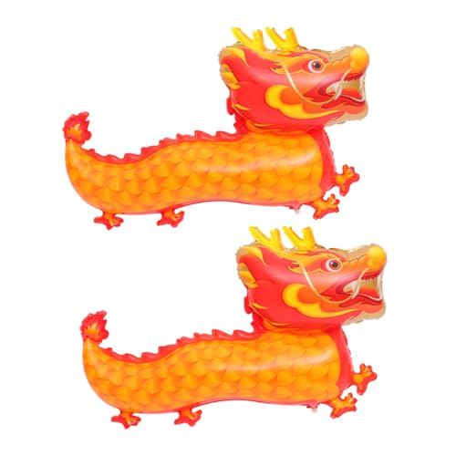 SUPVOX 2 Stück Drachen Luftballons Chinesisches Neujahr Frühlingsfest Partydeko Drachenform Indoor Outdoor Familienfeier Fotorequisite Langlebig Lebendig SUPVOX 2 Stück Drachen Luftballons Chinesisches Neujahr Frühlingsfest Partydeko Drachenform Indoor Outdoor Familienfeier Fotorequisite Langlebig Lebendig von Supvox