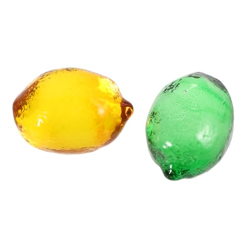 SUPVOX 2 Stück Kristall -Zitronen -Ornamente Zitronen zur Dekoration Küchentischdekoration künstliches Zitronendekor Zitronen-Hängeornamente Zitronenornamente Zitronen-Mittelstück Glas SUPVOX 2 Stück Kristall -Zitronen -Ornamente Zitronen zur Dekoration Küchentischdekoration künstliches Zitronendekor Zitronen-Hängeornamente Zitronenornamente Zitronen-Mittelstück Glas von Supvox