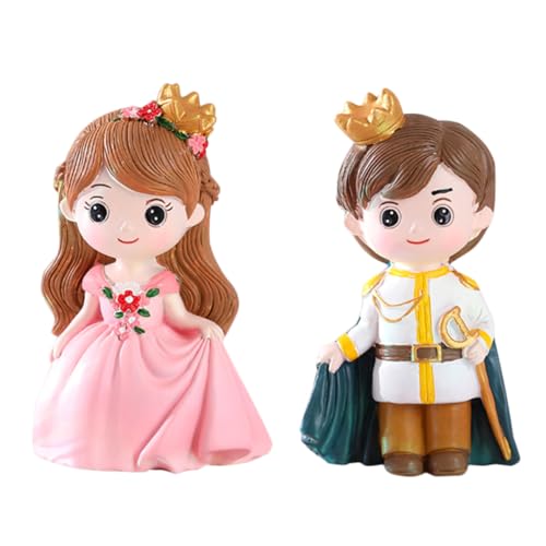 SUPVOX 2 Stück Teiliges Cake Topper Prinzessin Prinz Niedliche Tortendeko für Geburtstagsfeier Leichte Resin Figur Kompakt und Langlebig für Kuchen und Tischdekoration SUPVOX 2 Stück Teiliges Cake Topper Prinzessin Prinz Niedliche Tortendeko für Geburtstagsfeier Leichte Resin Figur Kompakt und Langlebig für Kuchen und Tischdekoration von Supvox