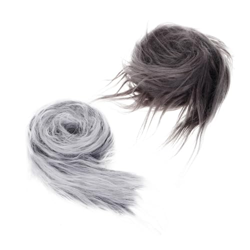 SUPVOX 2 Stück Teiliges DIY Shaggy Plüsch Kunstfellband Flauschige Fellimitat Streifen für Cosplay Fuchsmasken Basteln Weihnachtsdeko Wreath Craft von Supvox