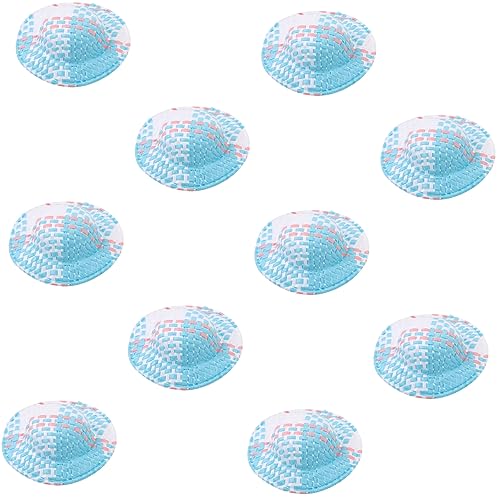 SUPVOX 20 Stück Puppen Strohhüte Puppenhaus Mini Puppen Babypuppen Mini Puppenhüte Mini Hut Puppenzubehör Mini Strohhüte Für Puppen Hut Für Kleine Puppen Kleine Hüte Mädchen von Supvox