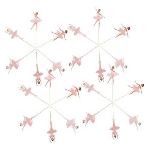 SUPVOX 36 Stück Teiliges Ballerina Cupcake Toppers Rosa Ballett Mädchen Tortendeko für Shower Geburtstag Party Kuchen Dekoration mit Ballett-tutu Motiven für Mädchenspaß von Supvox