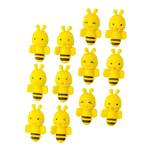 SUPVOX 36 Stück Teiliges Kreative Cartoon Bienen Radiergummis für Kindergeburtstag Klassenzimmer Belohnung Schulbedarf für Jungen Mädchen mit Buntem Design SUPVOX 36 Stück Teiliges Kreative Cartoon Bienen Radiergummis für Kindergeburtstag Klassenzimmer Belohnung Schulbedarf für Jungen Mädchen mit Buntem Design von Supvox
