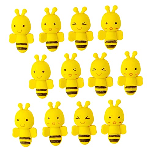 SUPVOX 36 Stück Teiliges Lustige Kleine Bienen Radiergummis für Sichere Cartoon Radierer für Malen und Schulbedarf Leichte Niedliche Schreibwaren als für Kindergarten und Schüler SUPVOX 36 Stück Teiliges Lustige Kleine Bienen Radiergummis für Sichere Cartoon Radierer für Malen und Schulbedarf Leichte Niedliche Schreibwaren als für Kindergarten und Schüler von Supvox