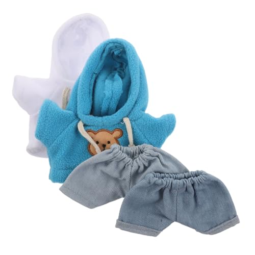 SUPVOX 4 Stück Teiliges Outfit aus Hochwertiger Baumwolle mit Hoodie und Jeans für Plüschtiere Kuschelige Kleidung für Kleine Stofftiere und Puppen zum Anziehen und Kombinieren SUPVOX 4 Stück Teiliges Outfit aus Hochwertiger Baumwolle mit Hoodie und Jeans für Plüschtiere Kuschelige Kleidung für Kleine Stofftiere und Puppen zum Anziehen und Kombinieren von Supvox